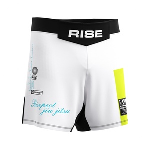 Shorts MMA con Corte Lateral y Dobladillo, Súper Duraderos y Ligeros, Tejido Suave, Ideales para BJJ No Gi y Entrenamiento de Combate - Product Image 3