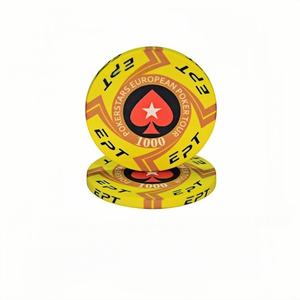Jetons de poker en céramique de qualité casino 39mm 43mm 10g 12g, couleur, logo et valeur personnalisés pour tournoi, <span class=keywords><strong>jeu</strong></span> à domicile, cadeau - Product Image 5
