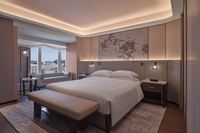Kunden spezifische moderne Luxus-Holzplatten möbel für 5-Sterne-Hotelsuiten Schlafzimmer-und Wohnzimmer-Suiten für Villen Apartments Resorts
