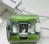Lampe minière antidéflagrante MSHA, lampe de casque sans fil WISDOM Wise Lite 2, lampe minière