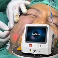 980nm 1470nm Diode Laser Lipolyse Corps Chirurgie Plastique Machine Endolaser Lifting Resserrement de la Peau du Visage