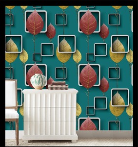 Decorazione per carta da parati damascata vinyle per rivestimento murale in carta da parati in PVC per la casa e l'hotel - Product Image 5