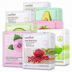 <span class=keywords><strong>Mascarilla</strong></span> Facial OEM SADOER BIOAQUA, Fabricada en Corea, Cuidado <span class=keywords><strong>de</strong></span> la Piel, Granada Roja, Hidratante, Iluminadora - Product Image 1