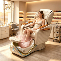 Fauteuils de pédicure électriques professionnels modernes et personnalisés, fauteuils de massage des pieds de luxe, fauteuils de pédicure pour salon de beauté