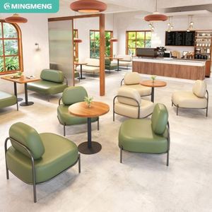 Asientos de cafetería modernos para restaurante, juegos de sofá, Banco de café, asientos, muebles de comida rápida, juego de comedor - Product Image 3