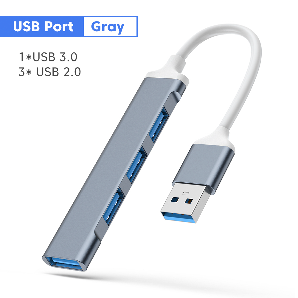 Gris-Port USB