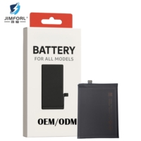 Jimforl Batterie Li-ion polymère rechargeable d'origine 5000mAh 7.82V DC pour téléphone portable OPPO Realme 10 Pro + en stock