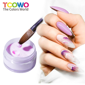 Poudre acrylique transparente non toxique de <span class=keywords><strong>marque</strong></span> TCOWO, qualité supérieure 3 en 1, séchage rapide, longue tenue, pour la décoration des <span class=keywords><strong>ongles</strong></span>. - Product Image 3