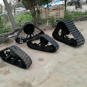 Piattaforma Cingolata con Cingoli in Gomma Utilizzata per Gru a Cingoli, Robot, Bulldozer, <span class=keywords><strong>Escavatori</strong></span>, Telaio e Sottocarro - Product Image 4