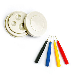 1 lot de 4 Tailles Différentes Burette Stylo <span class=keywords><strong>Aiguille</strong></span> Avec 1 Tasse D'huile Pour Horloger Montres Horloges Réparation - Product Image 3