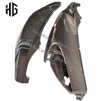 Guardabarros Delanteros Ventilados MSO de Fibra de Carbono Seca para McLaren 540C 570S 570GT 600LT 2015-2020, Conversión a Estilo MSO, Kit de Carrocería