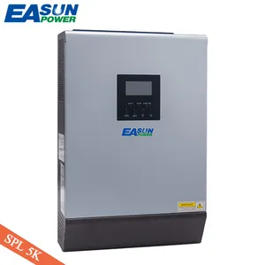 EASUN POWER OEM 48V 220V 50Hzオフグリッド5kva純粋な正弦波インバーター (PWMバッテリー充電器コントローラー付き)