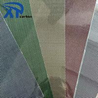 Plaque en tissu de fibre de carbone métallique tissée haute résistance 3K (style uni/twill)