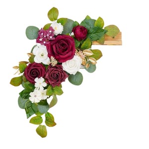 Arco Floreale Artificiale per Matrimoni Transfrontalieri, Decorazione Scenografica di Benvenuto, Set da Due Pezzi per Decorazioni Esterne e Feste - Product Image 5