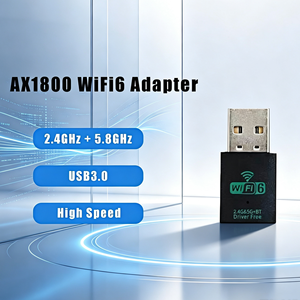 IFA01 มินิคอมพิวเตอร์ Wi-Fi USB ดองเกิล การ์ดเครือข่ายไร้สาย อะแดปเตอร์ USB AX1800 2.4GHz 5.8GHz Wifi6 อะแดปเตอร์ไร้สาย - Product Image 4