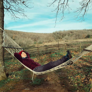 <span class=keywords><strong>Hamac</strong></span> portable personnalisé à rayures tissées avec pompon, balançoire de camping en plein air, <span class=keywords><strong>hamac</strong></span> pliable pour l'extérieur - Product Image 5