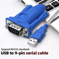 Cable Adaptador USB a RS232 al por Mayor de Fábrica, Cable Serial DB9 Macho de 9 Pines con Chipset FTDI, Cable Convertidor RS-232