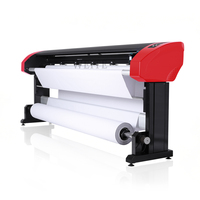 Plotter de corte e impresión de contornos de patrones de papel para prendas de vestir, de gran venta, con inyección de tinta