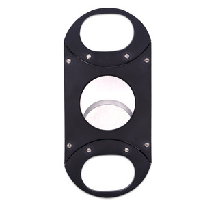 Mini Portable Stainless Steel Cigar Cutter Double Blade Bar Shape Rose Gold Color Cigar Accessories - Product Image 4