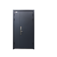 Porte d'entrée en aluminium finie et personnalisable avec politique de remplacement et solution complète pour les travaux de construction