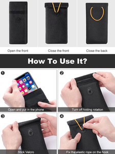 Nueva Bolsa Faraday con Bloqueo RFID, Anti-Radiación, Anti-Skimming, Bloquea la Fuga de Señales <span class=keywords><strong>para</strong></span> Teléfonos Celulares, Llaves de Auto, Uso Diario - Product Image 3
