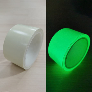 <span class=keywords><strong>Tissu</strong></span> lumineux en coton vert jaune longue lueur dans le ruban de <span class=keywords><strong>tissu</strong></span> sombre pour vêtements de veste - Product Image 2