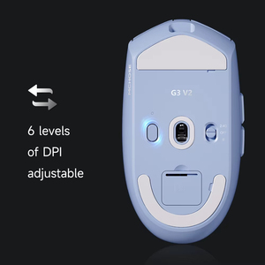 MCHOSE G3 V2 เมาส์สำหรับเล่นเกมไร้สาย PAW 3395 เซ็นเซอร์ไตรโหมด 26000DPI เซ็นเซอร์ความแม่นยำสูงเมาส์สำหรับเล่นเกมสำหรับแล็ปท็อปพีซี - Product Image 5