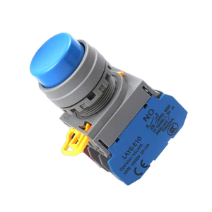 Interruptor de botón pulsador de alta resistencia LAY6H-10 de 22 mm con bloqueo y reinicio automático, arranque y parada por impulsos, 10A 250V, serie LAY6H de alta gama - Product Image 2