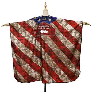 BarberTop AJ1538 Cape de coiffeur imperméable avec taille ajustable, confortable pour la coiffure - Product Image 2