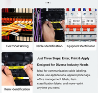 Berlaku untuk Mesin Label MAX Label Machines LM-370/380E/390A/550E Stiker Label