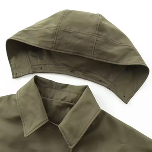 <span class=keywords><strong>Demi</strong></span>-<span class=keywords><strong>saison</strong></span> coupe-vent vêtements d'extérieur femmes 2024 automne extérieur surdimensionné Bomber veste manteaux vert chaud hiver vestes à capuche - Product Image 5