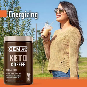Perdita di peso cheto in polvere naturale sano Keto <span class=keywords><strong>Food</strong></span> Slim per adulti dimagrante caffè cheto caffè in polvere - Product Image 3