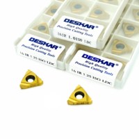 Plaquettes de taraudage indexables DESKAR 16ER1.0ISO/10W/10UN 16IR8NPT/19BSPT/3TR/AG60 LDC, plaquettes en carbure pour machines-outils CNC