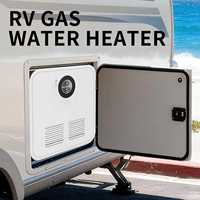 JP Sofort-Dusche Schwarz-Weiß Tür und Fernbedienung RV Tankloser Gas-Warmwasserbereiter