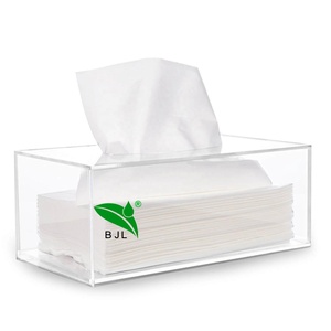 transparent holder case acrylic facial tissue dispenser box cover