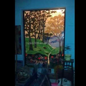 Ventanas de Vidrio Emplomado para Iglesias y Edificios |   Ventana y Puerta de Vidrio Tiffany Personalizadas con Diseño de Árbol Panorámico - Product Image 4