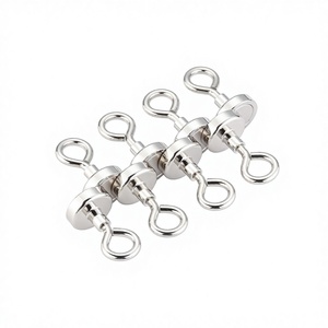 Crochets magnétiques à <span class=keywords><strong>aimant</strong></span> permanent, aimants puissants pour fixation murale, robustes et résistants - Product Image 4