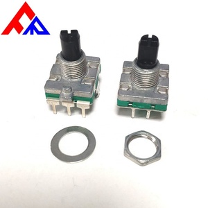 Venta Directa de Fábrica: Codificador Incremental EC16 con Eje Aislado, Eje D Roscado de 6mm, Serie ED16, Color Negro - Product Image 4