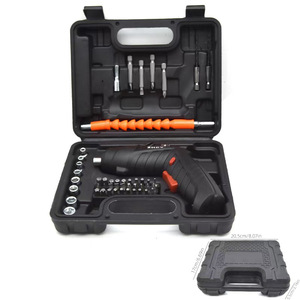 Juego de Destornilladores Eléctricos Portátiles Recargables de 46 Piezas, 3.6-4.2V, 2N.M de Torque, Luz LED, Batería de Iones de Litio, Kit de Bricolaje - Product Image 1