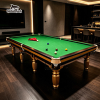 Table de billard snooker pleine grandeur, vente directe d'usine, usage commercial, club, maison, table de billard snooker en bois massif