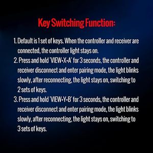 คอนโทรลเลอร์ไร้สาย BETMI สำหรับ Xbox พร้อมอะแดปเตอร์ 2.4GHz - Product Image 2