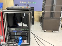 Haut-parleur son RIY-208 double haut-parleur passif de 8 pouces avec système d'aimant néodyme haut-parleur professionnel Sound Line Array