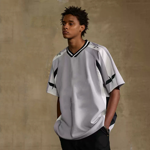 Camiseta Deportiva de Baloncesto y Fútbol, Personalizada, Tejida, con Letras Impresas, Gruesa, 230 g/m², 100% Algodón, Blanca, Holgada y Transpirable - Product Image 3