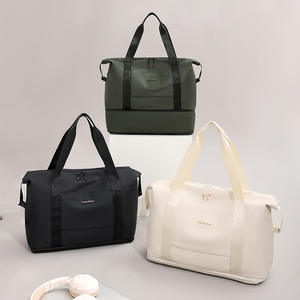 Chine Film de cuir de peau de polyuréthane grand sac de bagage en Nylon extérieur de grande capacité de voyage pour le sac de rangement de voyage de courte distance - Product Image 3