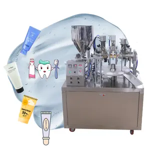 Hair Color Special Toothpaste Skin Care Cream Small Tube Filling And Sealing Machine