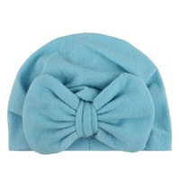 Bonnets d'hôpital pour nourrissons, chapeaux turban doux avec nœud, bonnets respirants pour bébés filles, nouveau-nés, nourrissons et tout-petits