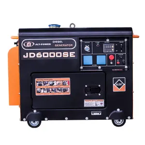 Jenis baru Harga Murah 5kw 5000w 5kva 5.5kw 5500w 5.5kva elektrik mulai portabel gaya diam generator Diesel untuk penggunaan di rumah