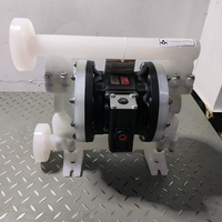 Pompe à diaphragme pneumatique à bride 1'' EXP PP PD10P, actionnée par l'air, pour l'industrie chimique, support OEM personnalisé pour les eaux usées