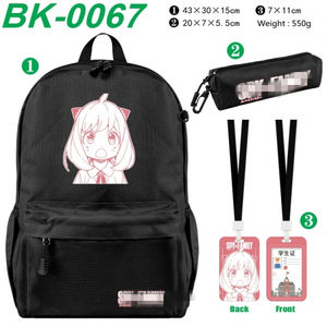 9 Styles Anime Sacs d'école SPY FAMILY Sac à dos en nylon + sac porte-carte + sac à crayons (ensemble) - Product Image 5