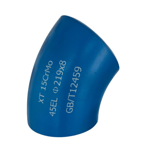 <span class=keywords><strong>Coude</strong></span> en acier inoxydable à 3 voies haute pression personnalisé, 63 mm, 24 pouces de diamètre, 45 degrés, 200 psi, raccord à souder bout à bout de 2,5 pouces - Product Image 6